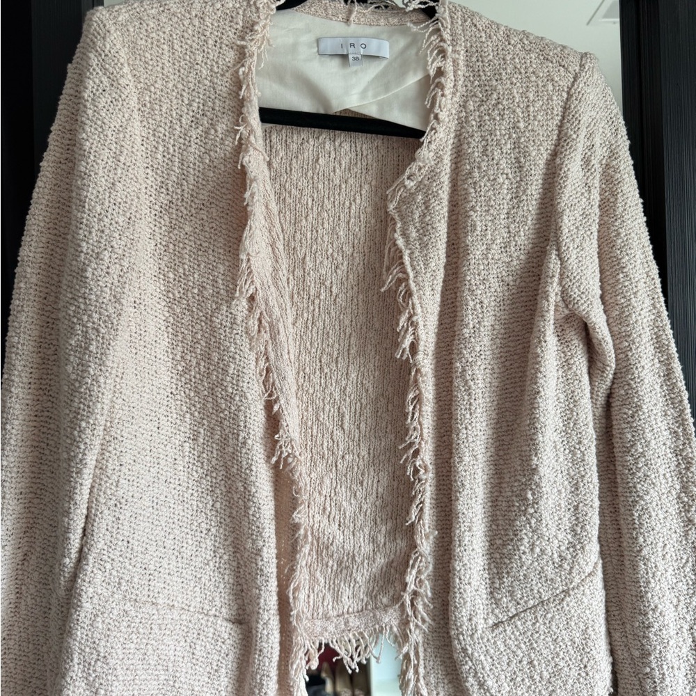 IRO Off-White Textured Jacket